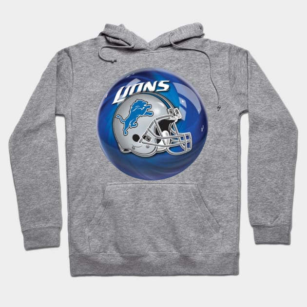 detroit lions Hoodie by Light Up Glow 